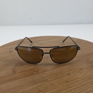 Eagle Eyes Navigator Sunglasses Mens One Size Black Brown Aviator 14101 6577